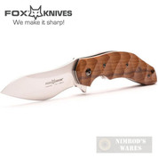 Fox Anso KNIFE 3.54" Folding Flipper + Pouch FX-302ST