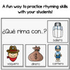 Rimas/Rhyming Mats In Spanish