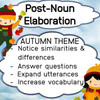 Post-Noun Elaboration Autumn Theme