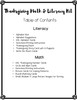 Thanksgiving Table of Contents