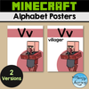 Cool Minecraft ABC Alphabet Posters / Flashcards
