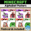 Cool Minecraft ABC Alphabet Posters / Flashcards