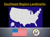Southeast Region Map Scavenger Hunt and Landmarks Bundle
