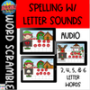 Word Scramble Christmas w/ Letter Sounds