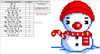 Snowman - Combining Like Terms, Simplifying Algebraic Expressions  Pixel Art Mystery Picture  EDITABLE