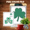 Three Persons in One God Holy Trinity Shamrock Craft - FREE