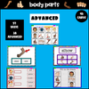 Body Parts Boom Cards Basic & Advanced