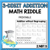 3-Digit Addition without Regrouping Math Riddle