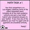 8th Grade Math Review - Earn Your Way to the Summer Olympics