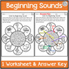 Beginning Sounds Letter Search FREEBIE