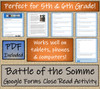 Battle of the Somme Close Reading Activity Digital & Print | 5th & 6th Grade