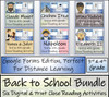 Back to School Comprehension Activity Bundle Digital & Print | 3rd & 4th Grade