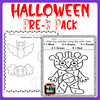  Halloween Pre-K Pack| Halloween Theme Worksheets| Seasonal Printables