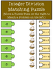 Thanksgiving Integer Multiplication and Division Puzzle Pieces
