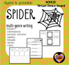 Spider Themed Multi Genre Writing and Digital Choice Board