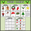 Christmas Spelling Word Cards & Worksheets - Print & Go