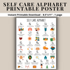 Self Care Coping Skills Alphabet - ABC Self-Care - A to Z Self-Esteem Kids Teens
