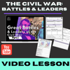 The Civil War Full Bundle | VIDEO Lessons & Activities!