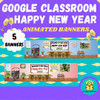 Google Classroom Animated Happy New Year Banners