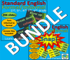 ELA Standard English BUNDLE: 206 slide PPT, Snap Card Game, "I have...Who has..?" Card Game