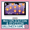 Multiplication and Division Halloween Digital Math Escape Game