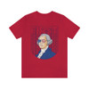 "FIRST" Retro Washington Crew Neck T-shirt