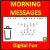 Morning Messages for Early Elementary: Set 1