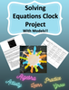 Solving equations clock project