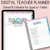 Digital Teacher Planner Dated 2022-2023 Ipad, Tablet PDF Annotating App