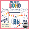 Boho Alphabet Sound Spelling Wall Posters