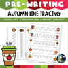 Fall Autumn Pre Writing Line Tracing Fine Motor Skill Activities