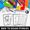 FREE Back To School Worksheets