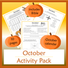 October Activity Pack