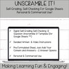 Editable Template for Google Sheets- 12 Question Digital Activity - Self-Grading - Unscramble It! Fall Edition