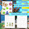 Prewriting Visual Perception Worksheets and Activities