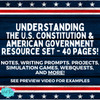 The Constitution and U.S. Government Notes, Games, and Assignments
