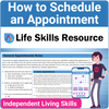 Essential Life Skills Activity for Teens and Adults - How to Schedule an Appointment