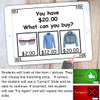 Counting Money: Clothing Store Life Work Skills PLUS Task Cards & Worksheets L1