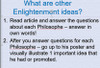 Enlightenment Philosophers Poster Activity