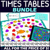 Multiplication Facts Fluency Games BUNDLE - Times Tables review - Underwater