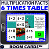 Multiplication Facts for 6 Times Table Practice - Mystery Pictures - Boom™ Cards