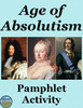 The Age of Absolutism Pamphlet Activity