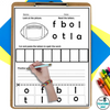 Fall Vocabulary & Spelling Worksheets with 3 Levels of Task Cards