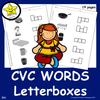 CVC WORDS Letterboxes