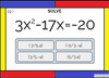 Solving Quadratic Equations by Factoring : Digital BOOM Cards - Notes Included!