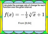 Average Rate of Change of Non-Linear Functions: Google Slides - 20 Problems