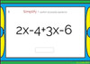 Combining Like Terms & Evaluating Algebraic Expressions: DIGITAL BOOM Cards
