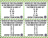 Fourth Grade Math Task Cards