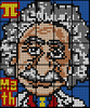 Here's the goal!  A 25-sheet Einstein mosaic that will look great on your wall!