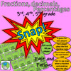 Equivalent Fractions, Decimals and Percentages - SNAP! 120 Playing Cards